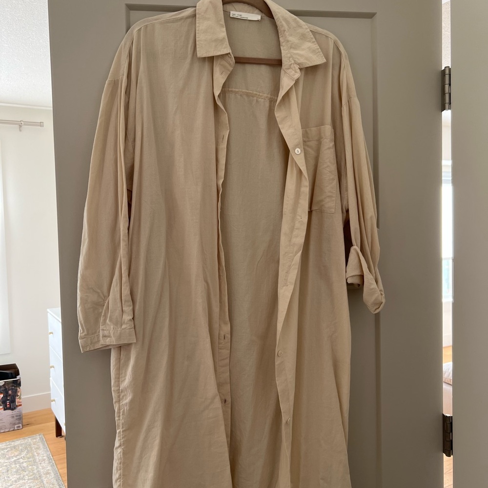 Long button up